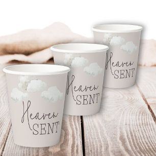 Vasos De Papel Sueño género neutro cielo enviado Revelación de gé