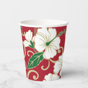 VASOS DE PAPEL SUEÑO POLINESIO (NAVIDADES)
