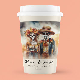 Vasos De Papel Sugar Skull Novedades, personalizado