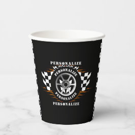 Vasos De Papel Suministros de diversión para Fiestas de Carreras 