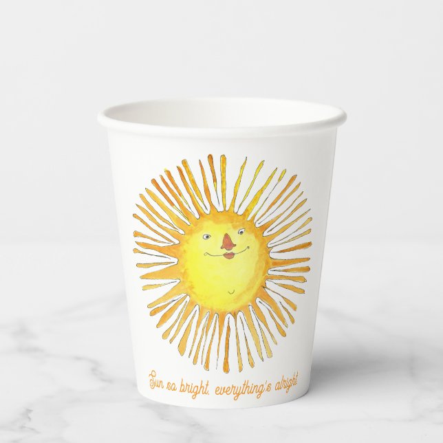 Vasos De Papel Sun so bright (Reverso )