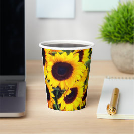 Vasos De Papel Sunflower