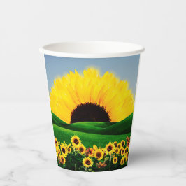 VASOS DE PAPEL SUNFLOWER HILL
