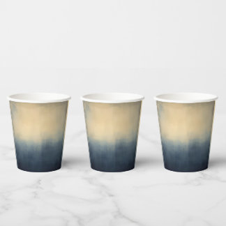 Vasos De Papel Sunrise Over the Skyline – Abstract Gradient City