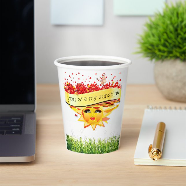 VASOS DE PAPEL SUNSHINE KISSES (in situ)
