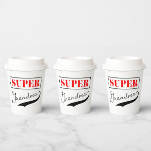 Vasos De Papel Super Abuela