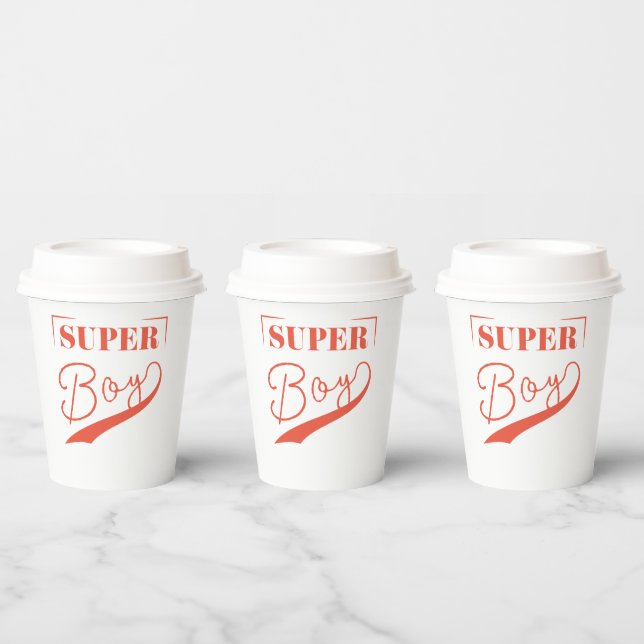 Vasos De Papel Super Boy (Multi)