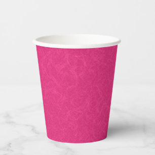Vasos De Papel Superficie texturizada rosa con patrón de remolino