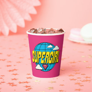 Vasos De Papel Supergirl Gráfico Global Pop