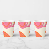 Surco de margarita - rosa, Naranja y crema