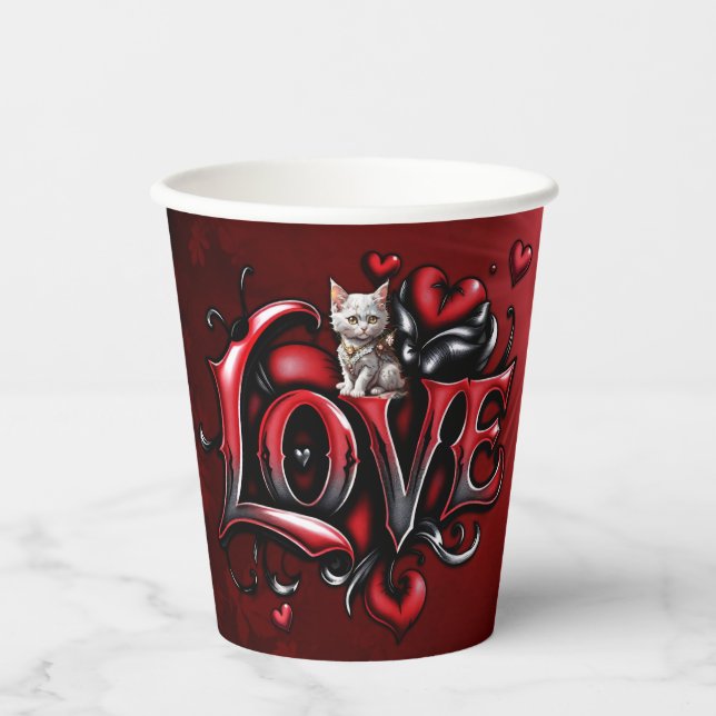 Vasos De Papel Susurros del corazón: La magia del amor (Anverso)