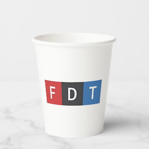 Vasos De Papel Sutiles antidemócratas anti-Maga del FDT