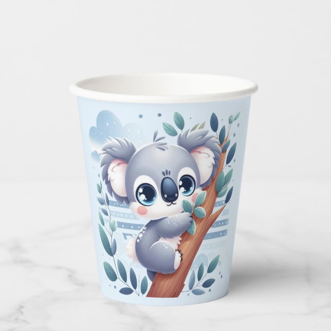 Vasos De Papel Sweet Baby Koala - Paper Cup (Anverso)