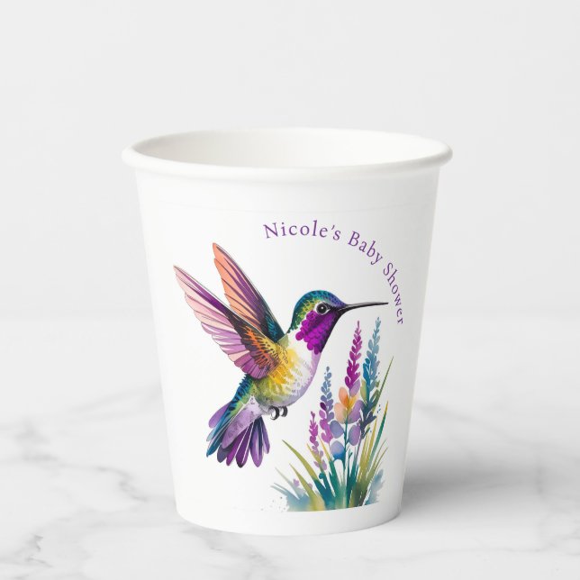 Vasos De Papel Sweet Beginning: Una celebración de Baby Shower (Anverso)