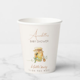Vasos De Papel Sweet Little Honey Baby Shower