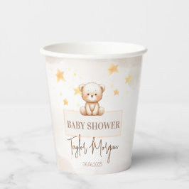 Vasos De Papel Sweet Teddy Bear Baby Shower