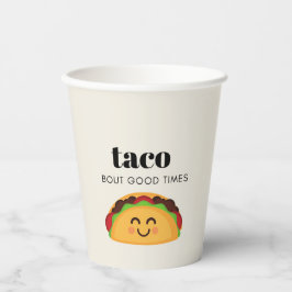 Vasos De Papel Taco Fiesta Cups