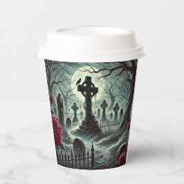 Vasos de papel Tamaño: Vaso de papel de 8oz, Tapa: