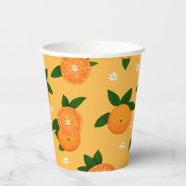 Vasos De Papel Tangerinas de Verano