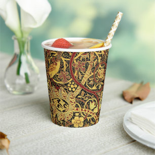 Vasos De Papel Tapiz Falso William Morris Bullerswood