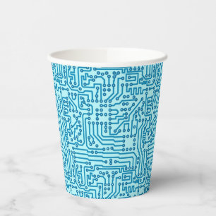 Vasos De Papel Tarjeta de circuito digital electrónica