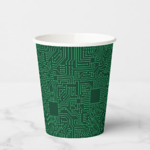 Vasos De Papel Tarjeta de circuitos de computadora