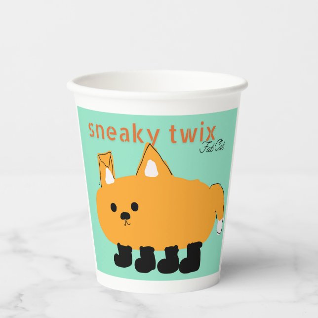 Vasos De Papel Tasa de papel giratorio (Anverso)