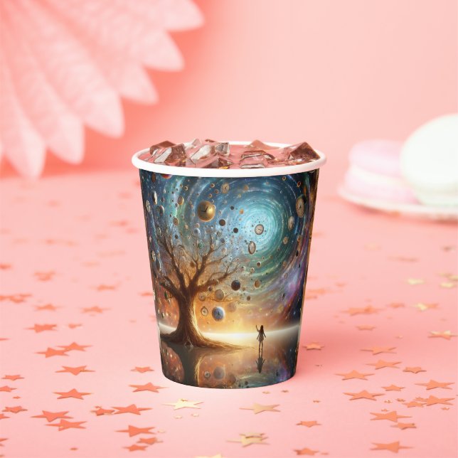 Vasos De Papel Tasa de papel verde de los controladores de tiempo (in situ)