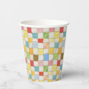 VASOS DE PAPEL TASAS DE PAPEL DE COLCHA LOCA