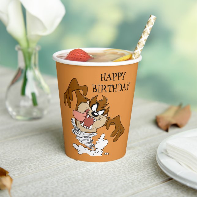 Vasos De Papel TAZ™ Whirling Tornado (in situ)