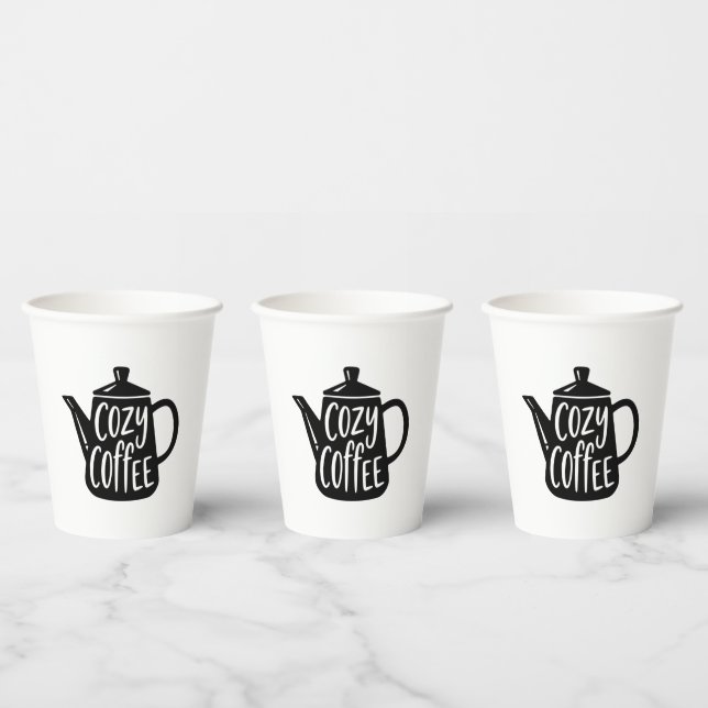 Vasos De Papel Taza de café acogedora (Multi)