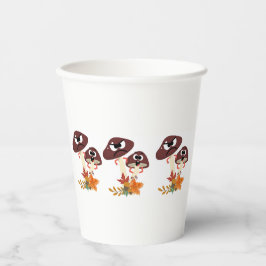VASOS DE PAPEL TAZA DE CAFÉ AMIGOS DE LOS HONGOS