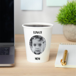 Vasos De Papel Taza de café con imagen y nombre personalizados