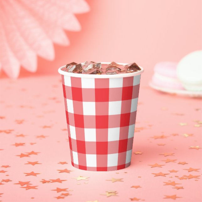 Vasos De Papel Taza de Cumpleaños Infantil Fiesta de Fresas (in situ)