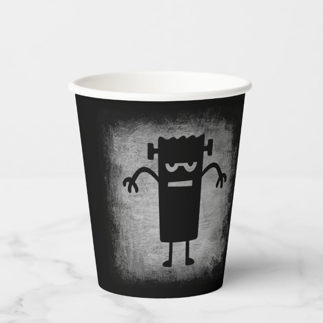 Vasos De Papel Taza de fiesta de monstruos de Halloween  (Anverso)