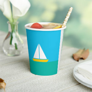 Vasos De Papel Taza de fiesta de papel para navegación suave