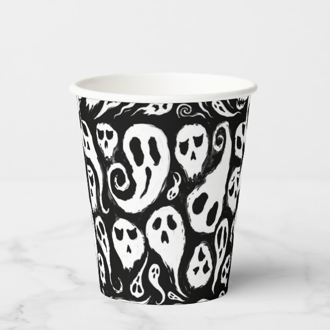 Vasos De Papel Taza de Halloween (Anverso)