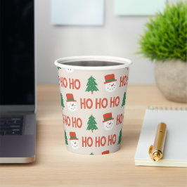 Vasos De Papel Taza de Navidad de árbol de Navidad de hombre de n