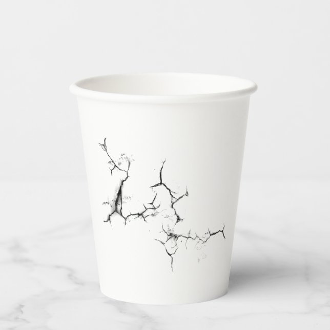 Vasos De Papel Taza de papel agrietada (Anverso)