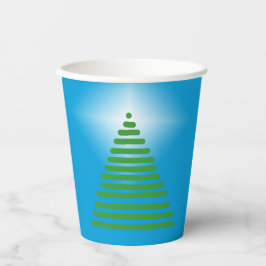Vasos De Papel Taza de Papel - Árbol con Estrella