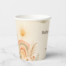 Taza de papel Boho Chic Sunshine