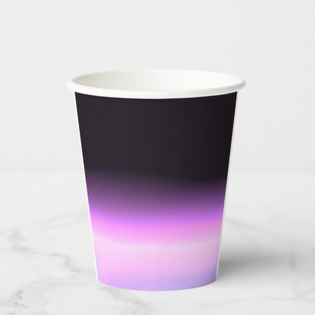 Vasos De Papel Taza de papel con cremallera de lavanda (Anverso)