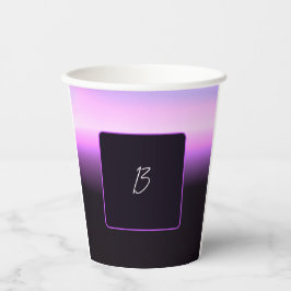 Vasos De Papel Taza de papel con cremallera de lavanda