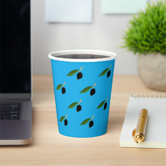 Vasos De Papel Taza de papel con temática oliva