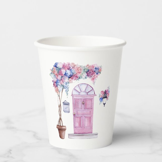 Vasos De Papel Taza de papel de 8 oz, (Anverso)