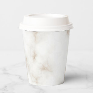 Vasos De Papel Taza de papel de 8 oz texturizada de Marble Pastel