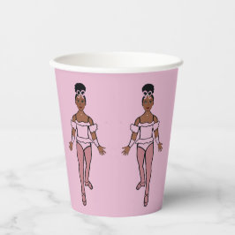 Vasos De Papel Taza de papel de 8oz Fiesta de Bailarina, #1