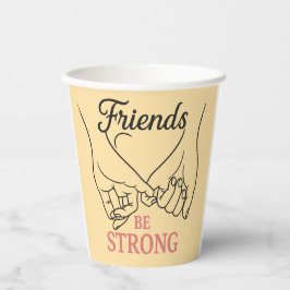 Vasos De Papel Taza De Papel De Amistad Inspiradora