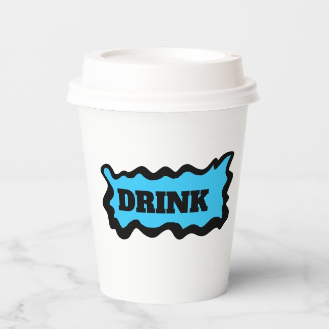 Vasos De Papel taza de papel de bebida (Anverso)