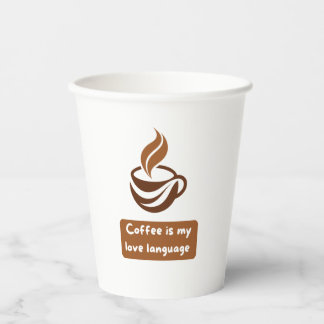 Vasos De Papel Taza de papel de café 
